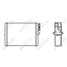 Радиатор отопителя  S60/XC70/V70/S80 (пр-во NRF) 53559 NRF 