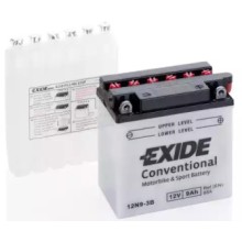 Аккумулятор    9Ah-12v Exide (12N9-3B) (135х75х139) R, EN85 12N9-3B EXIDE 