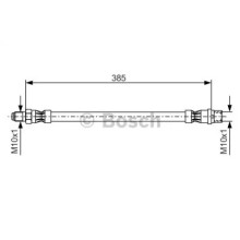 Тормозной шланг (пр-во Bosch) 1 987 476 439 BOSCH 