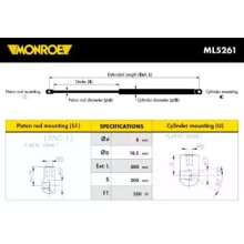 Амортизатор багажника (пр-во Monroe) ML5261 Monroe 